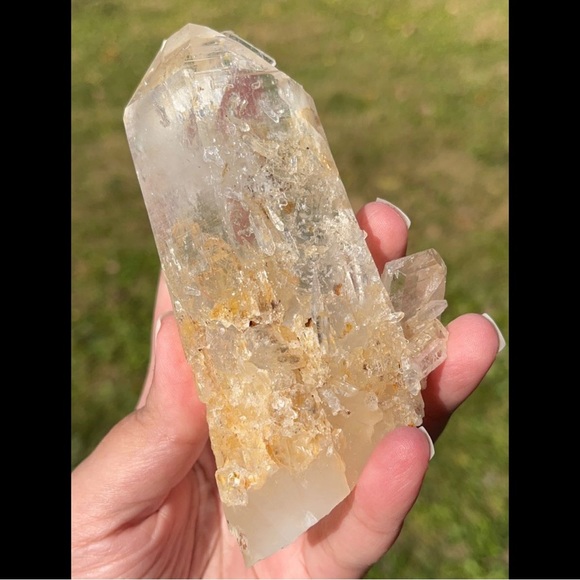 {Golden Healer} Hematoid Quartz Lemurian Twin - Picture 3 of 10